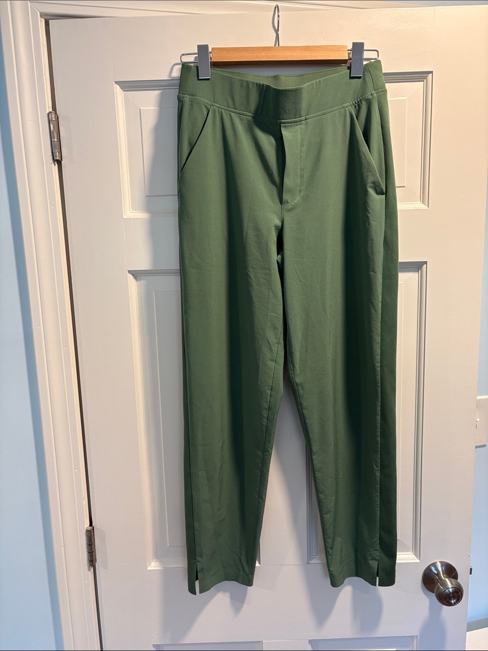 Athleta Sage Green Pull-On Track Pants
